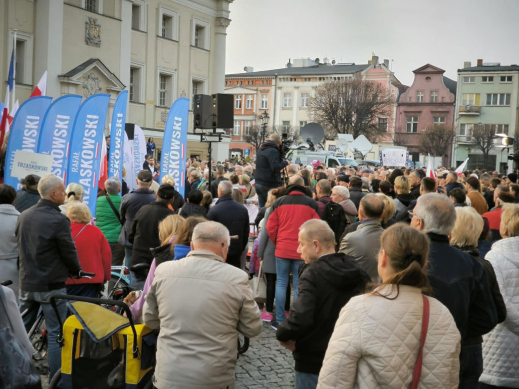 Trzaskowski w Lesznie 
