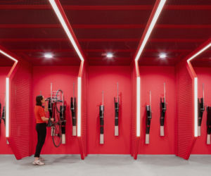 Parking rowerowy pod Placem Poczdamskim w Berlinie