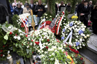 Pogrzeb Jacka Magiery. Spoczął obok Lucjana Brychczego