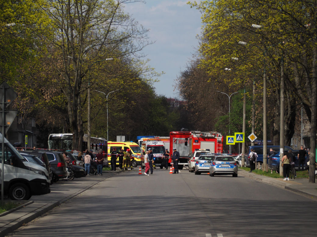 Kraków. Wypadek na os. Zgody