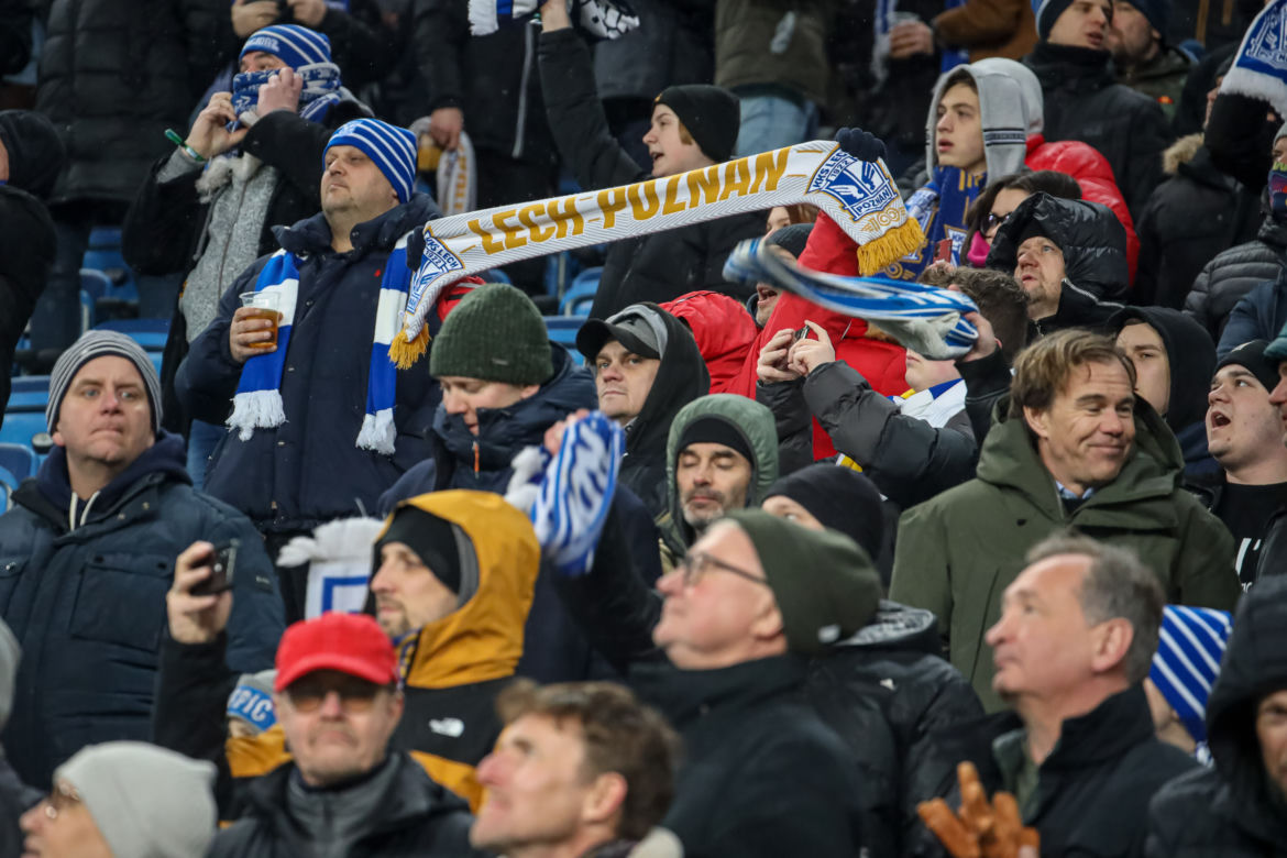 Tak bawili się kibice na meczu Lech Poznań - Djurgardens