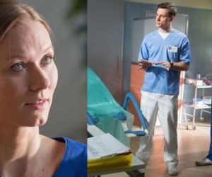 Na dobre i na złe, Wiktoria (Katarzyna Dąbrowska), Adam (Grzegorz Daukszewicz), Radwan (Mateusz Damięcki)