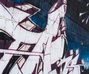 Przy ul. Mieszka I w Siedlcach można podziwiać całą galerię murali i graffiti