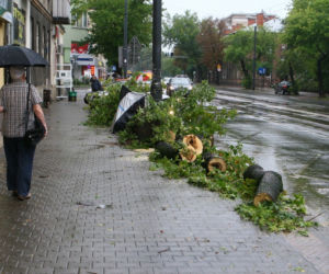 Ulewa nad Warszawą