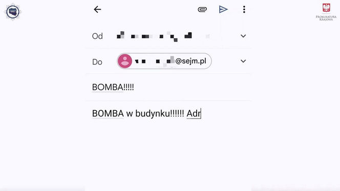 Zatrzymania w sprawie fałszywych alarmów bombowych. Wśród podejrzanych 21-latek z Białegostoku