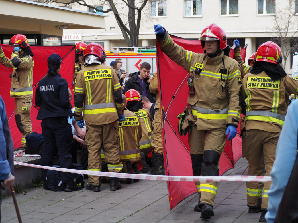 Kraków. Wypadek na os. Zgody