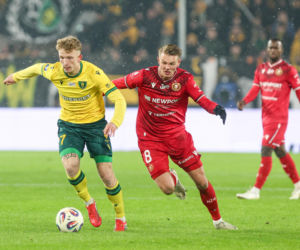 GKS Katowice - Widzew Łódź, zdjęcia kibiców z meczu 20. kolejki PKO BP Ekstraklasy