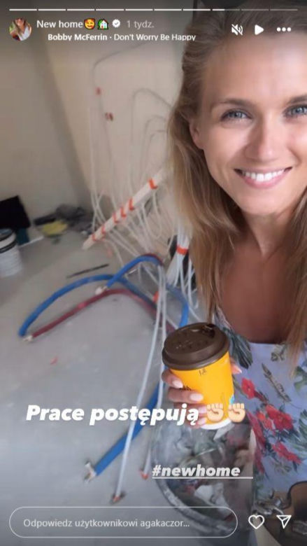 Agnieszka Kaczorowska remontuje nowy dom! Pokazała nagrania z budowy na Instagramie