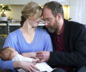 Barwy szczęścia, odc. 2268: Iwona (Izabela Zwierzyńska), Marek (Marcin Perchuć), Wioletka (Aurelia Żarnowiecka)