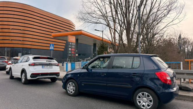 Kolejki po paliwo w Zgorzelcu