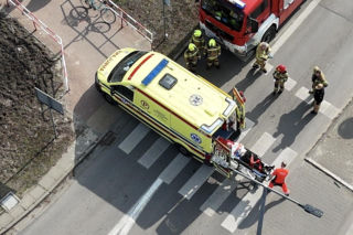 Potrącony na torach w Józefowie