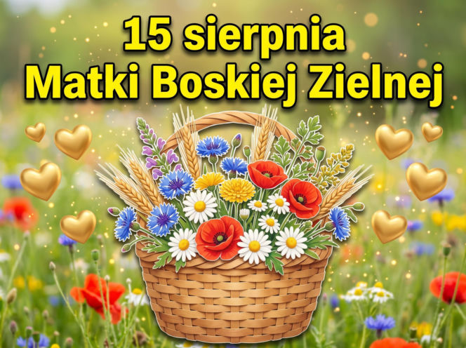 Kartki na dzień dobry 15 sierpnia