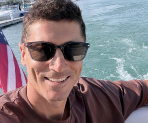 Robert Lewandowski zwiedzał Chicago