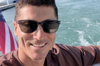 Robert Lewandowski zwiedzał Chicago