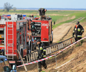 Pożar jachtu ma kanale Cieplicówka