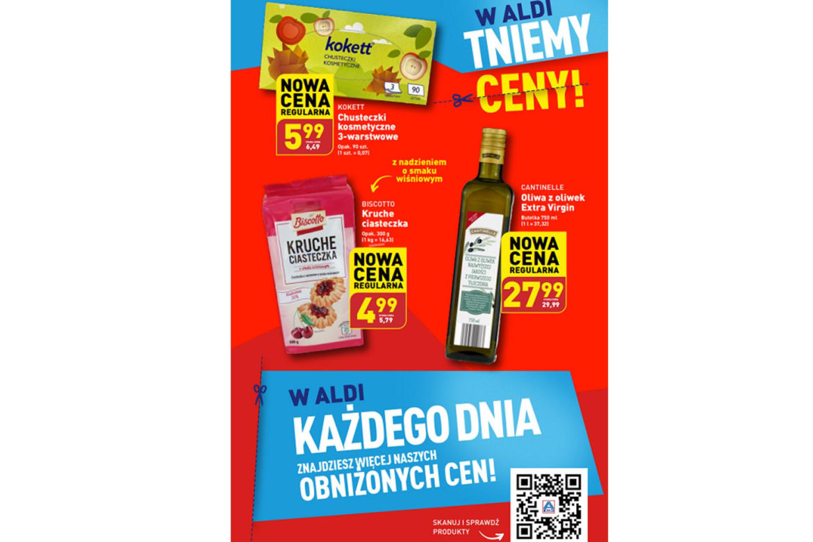 Obniżki cen w Aldi