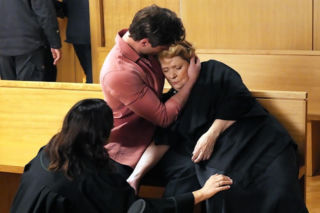 Barwy szczęścia, odcinek 3300. Józefina (Elżbieta Jarosik), Natalia (Maria Dejmek), Cezary (Marcel Opaliński)