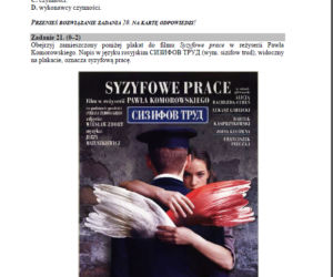Egzamin ósmoklasisty 2019 - Arkusze Język Polski