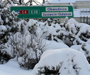 Słupsk pod śniegiem