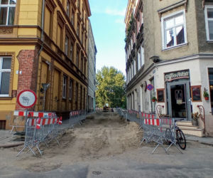 Przebudowa ul. Staromiejskiej - październik 2020