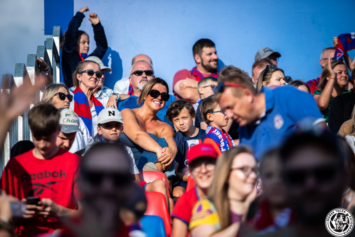 Kibice podczas meczu Raków Częstochowa - Jagiellonia Białystok 