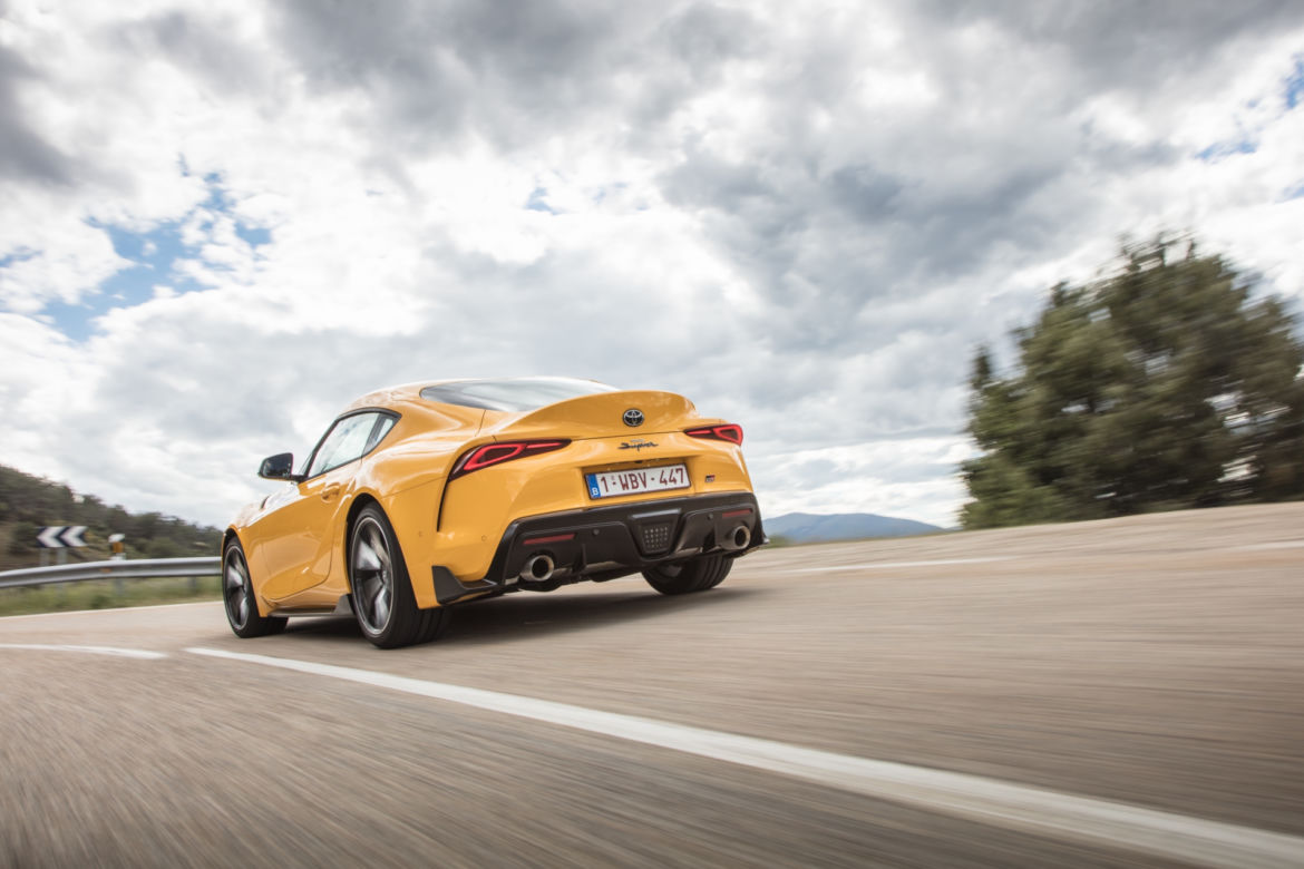 Toyota GR Supra w kolorze Nitro Yellow