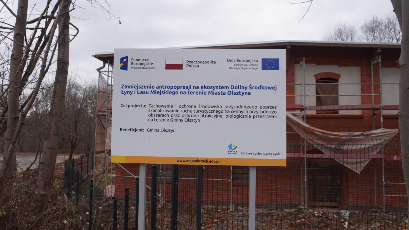 Nowe miejsce rekreacji nad Łyną coraz bliżej. Trwają prace wykończeniowe Ekotarasu w Olsztynie [ZDJĘCIA]