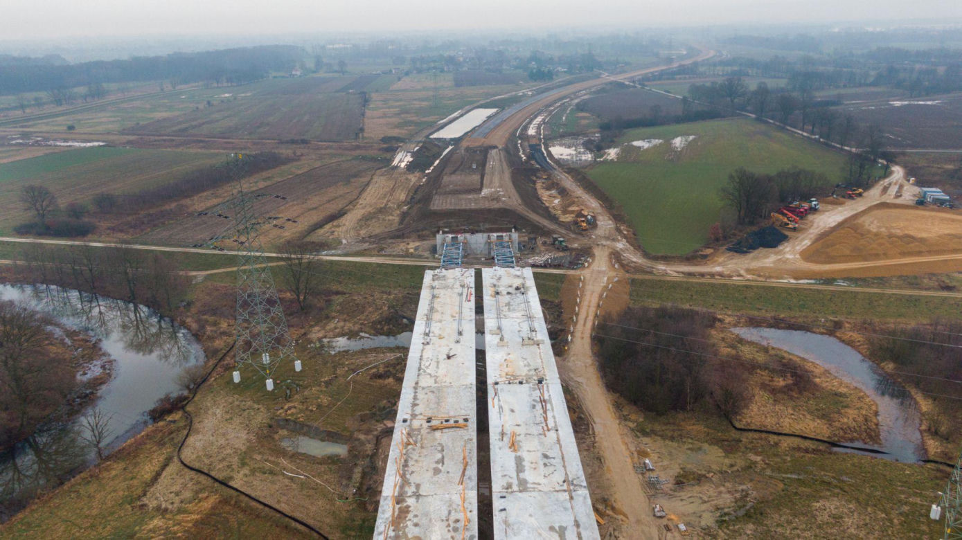 Budowa obwodnicy Oświęcimia ZDJĘCIA MARZEC 2024