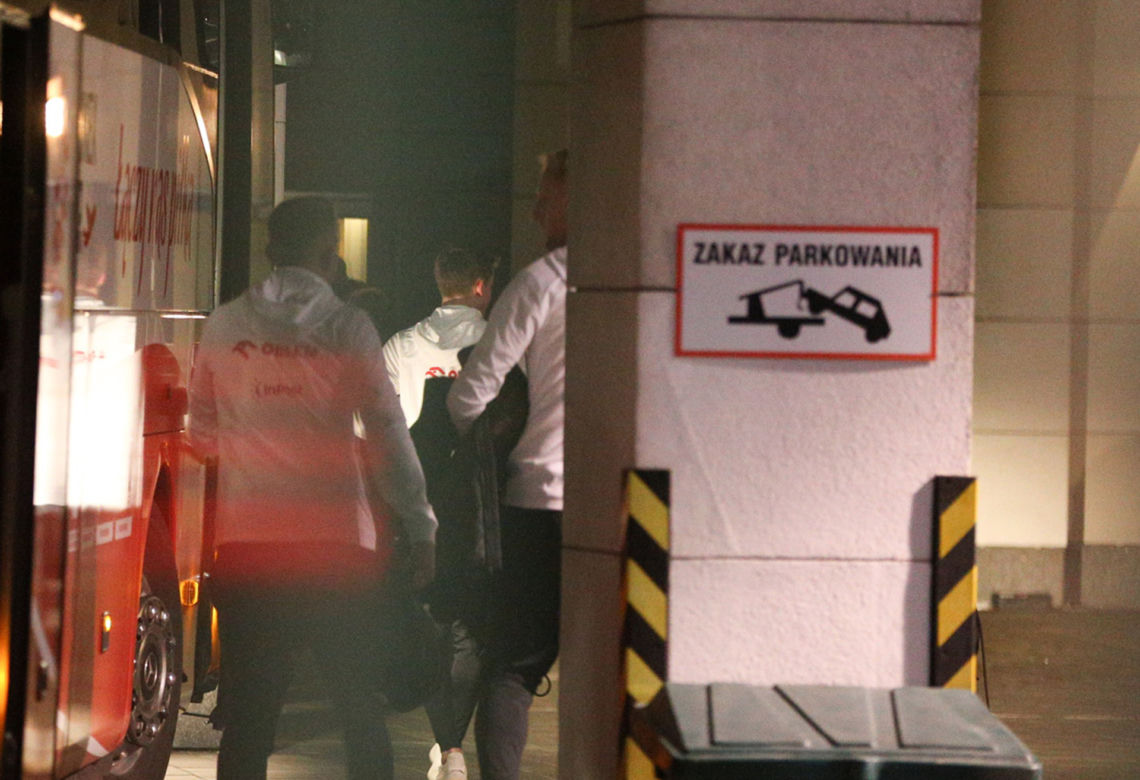 Kadra wróciła do hotelu po meczu z Chile