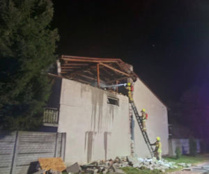 Wybuch gazu w domu jednorodzinnym