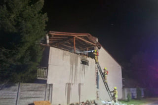 Wybuch gazu w domu jednorodzinnym