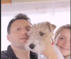 M jak miłość po wakacjach 2019. Ula (Iga Krefft), Bartek (Arkadiusz Smoleński) na planie