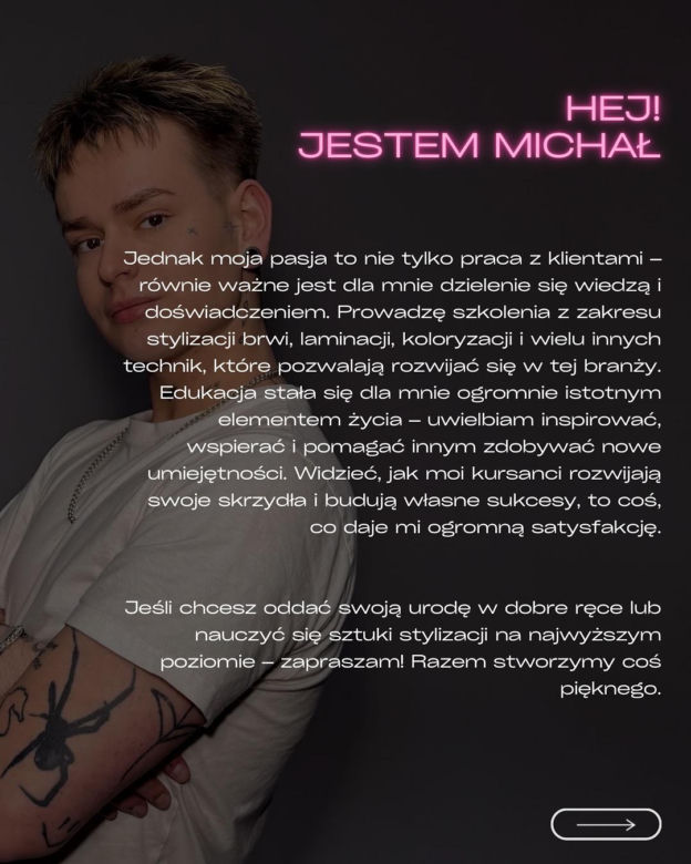 Michał Porąbaniec: Jedyny taki "król brwi" w mieście!