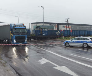 Zderzenie pociągu i ciężarówki
