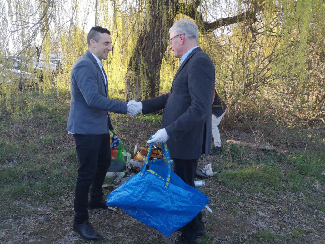 Jacek Jaśkowiak sprzątał Poznań z Miquelem