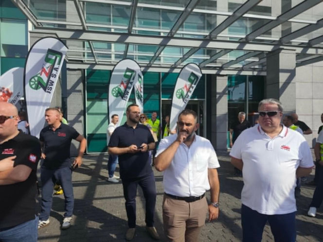Protest związkowców JSW - czerwiec 2026