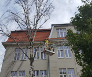 Strażacy przy Szkole Podstawowej nr 3