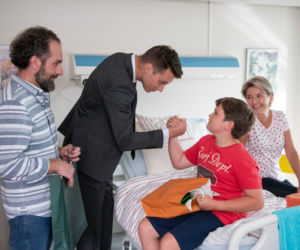 Na Wspólnej odc. 2989. Darek Żbik (Michał Mikołajczak), Jarogniew (Olgierd Jaworski), Oktawia (Katarzyna Straczek), Stanisław Puławski (Mariusz Laskowski)