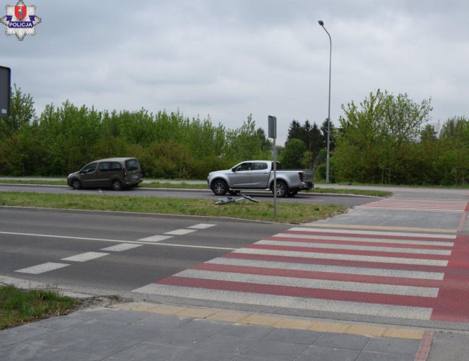 Dziewczynka potrącona przez auto na przejeździe dla rowerów. 85-latek nie zdążył zareagować