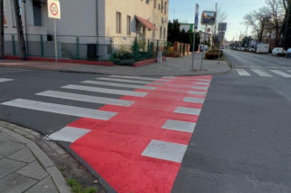 Przejścia pieszo-rowerowe na Zatorzu