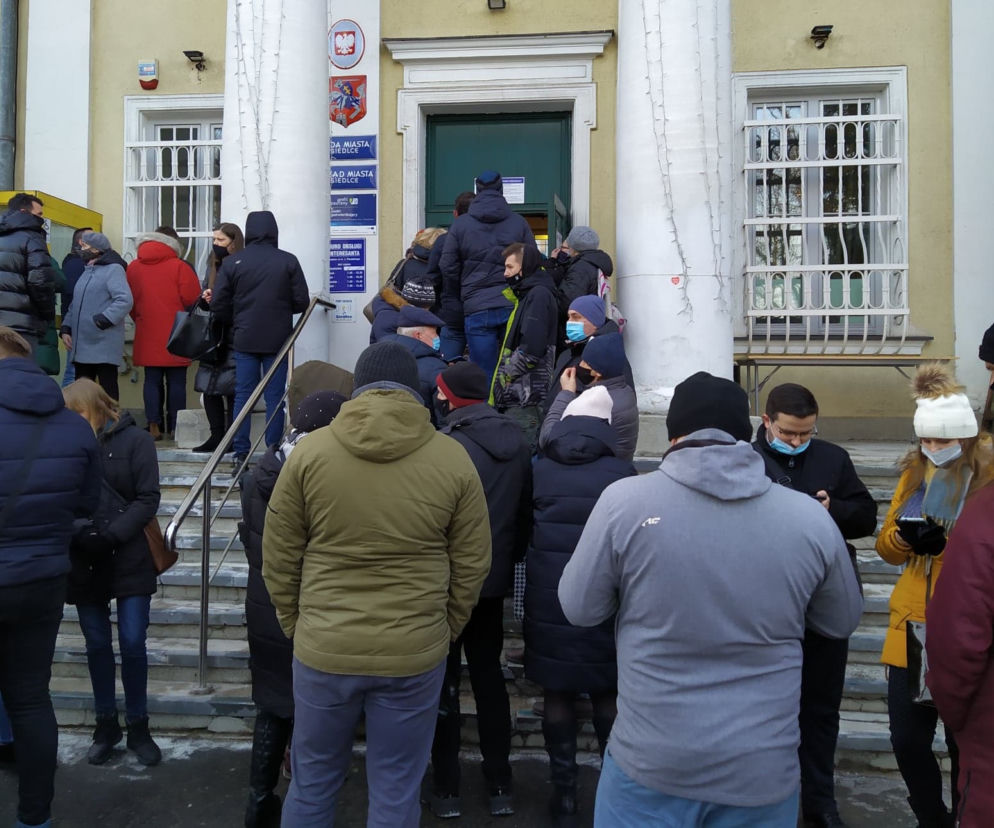 Na spotkanie w magistracie przyszło kilkudziesięciu mieszkańców Siedlec