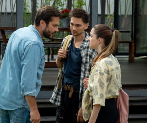 Barwy szczęścia, odcinek 2559. Luiza (Julia Zielińska), Damian (Michał Lesień-Głowacki), Aro (Martin Bogdan)