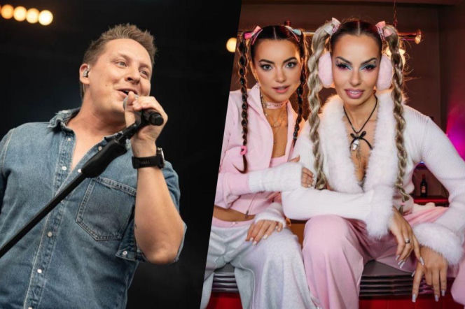 Antek Smykiewicz przy mikrofonie, obok na zdjęciu zespół Topky. O festiwalu w Wiśniewie przeczytasz na Eska Siedlce.