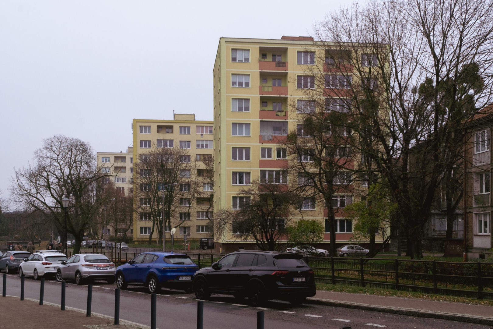 Punktowce nad Radunią w Gdańsku