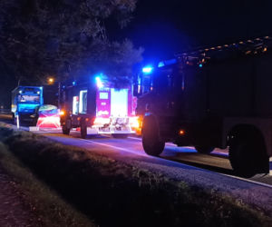 Śmierć na DK 73 w Brniu. Zginął 35-letni mężczyzna, kierowca miał 2,7 promila