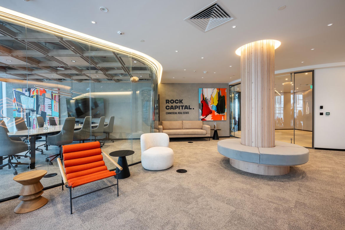 Nowy fit-out biura Rock Capital w warszawskim biurowcu Metropolitan