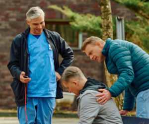 Na Wspólnej odc. 4241. Greg Kalski (Michał Sitarski), Kamil (Kazimierz Mazur), Tomasz Adamski (Tomasz Piątkowski)