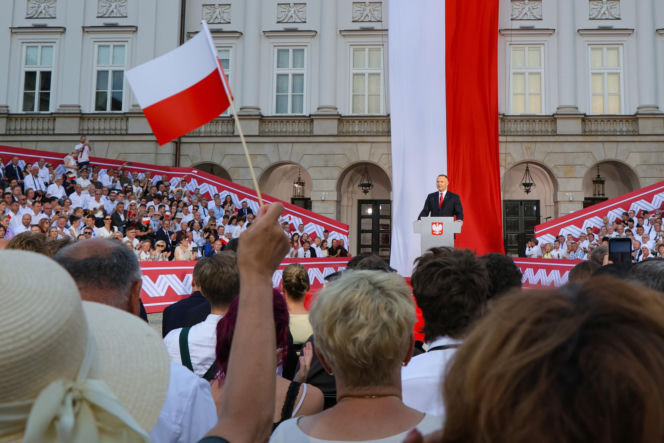 Marta Nawrocka na rocznicy zaprzysiężenia męża