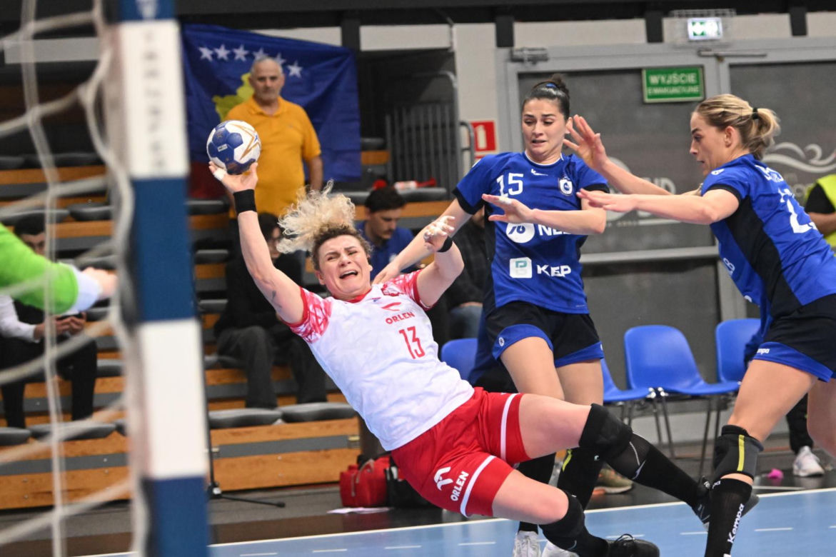 Mecz piłki ręcznej Polska-Kosowo w Zielonej Górze