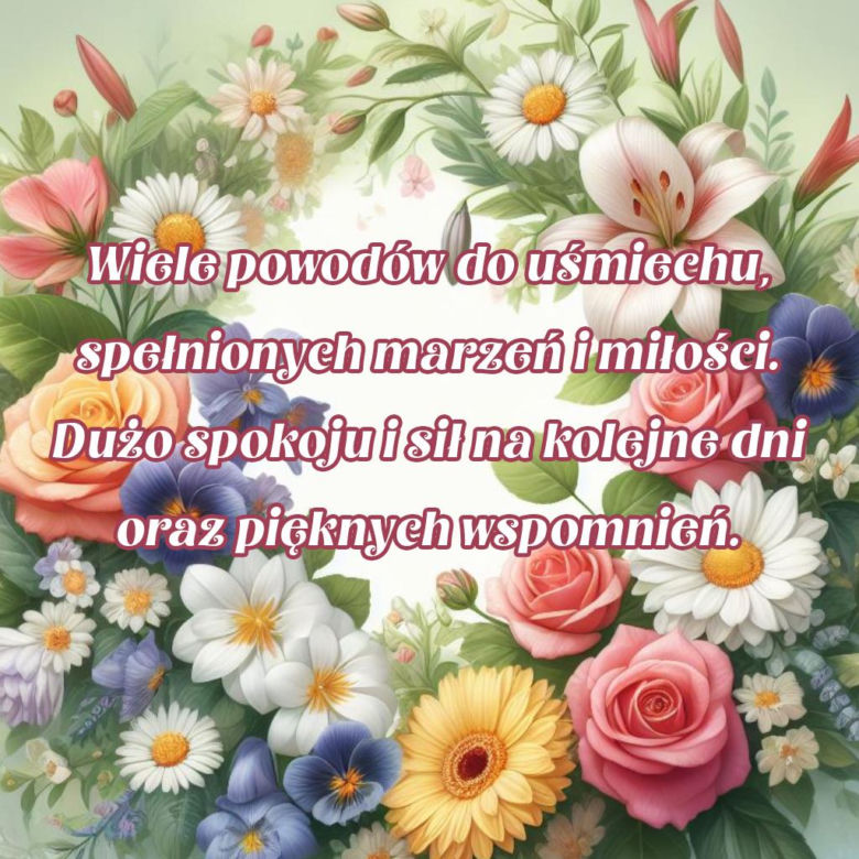 Dzień Kobiet - kartka za darmo